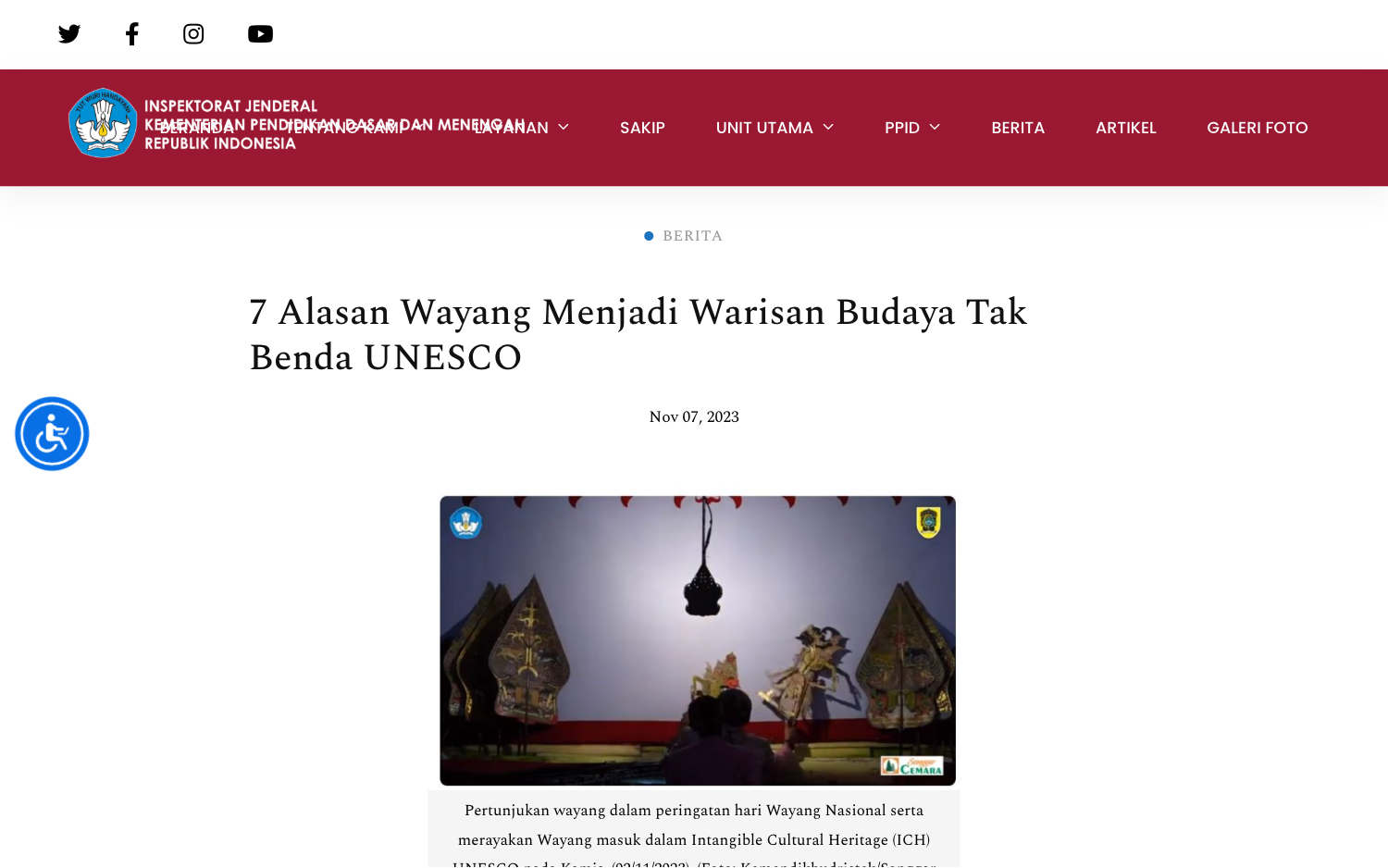 7 Alasan Wayang Menjadi Warisan Budaya Tak Benda UNESCO